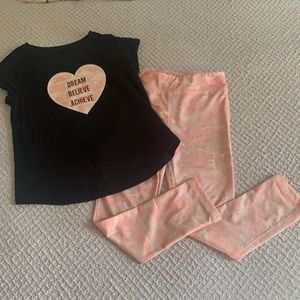 Little Girls Ideology Athletic leggings/tee set 5